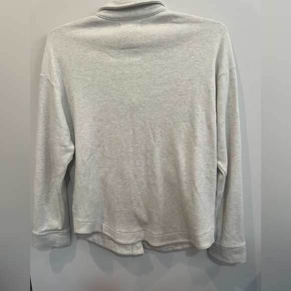 Madewell Light Gray Shacket XS NWOT 100% Cotton - Picture 6 of 7